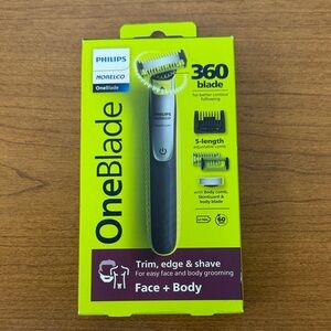 Philips OneBlade Electric Trimmer – Lime Green and Black